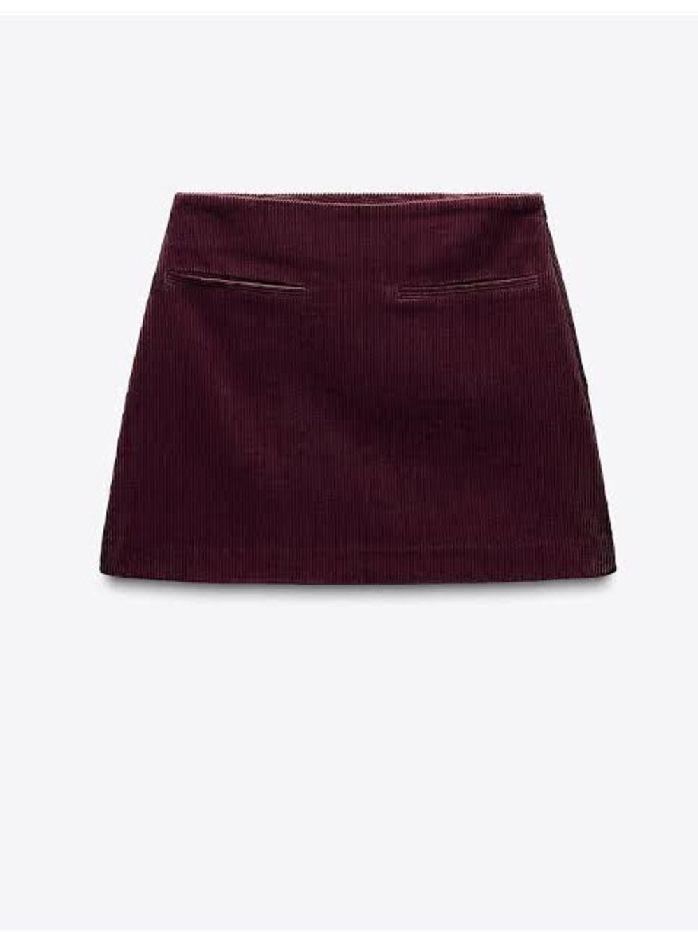 Zara Corduroy Mini Skirt